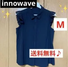 【innowave】レディース ノースリーブ ♪トップス／濃紺【M】※やや難⚠️