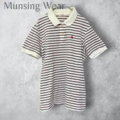 Munsingwear GrandSlam ポロシャツ ボーダー 半袖　コットンのサムネイル