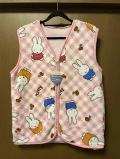 ☆新品☆ミッフィー フリースベスト スリーパー　着る毛布　M〜Lサイズ　ピンク