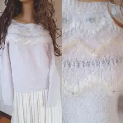 プロポーションボディドレッシング　ジオメタリー　ノルディック柄　ニット　ノエラ