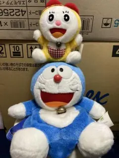 ドラえもん　ぬいぐるみ　レトロ　タグ付き