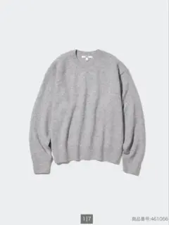UNIQLO プレミアムラムクルーネックセーター (長袖)