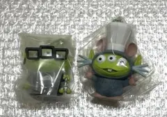 【新品未使用】リトルグリーンメン ガチャガチャ レミー　カールじいさん　2種