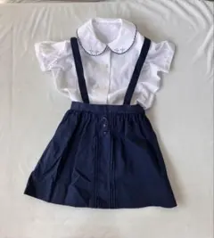 Familiar 110 ジャンパースカート&ブラウス