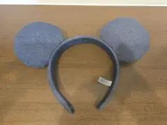 ミッキーマウス耳カチューシャ デニム調