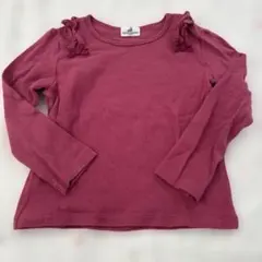 parentsdream 濃いピンク長袖カットソー 120