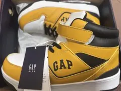 GAP KIDS ハイカットスニーカー 23cmイエロー ブラックのサムネイル