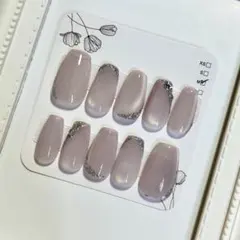【現品】✴︎形変更、サイズオーダー可　ワンホン風　韓国　マグネット　ガラスフレンチ