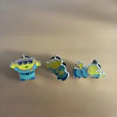 リトルグリーンマン　ピンバッジ 3個セット