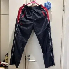 Mizuno ウインドブレーカーパンツ Sサイズ 黒/赤