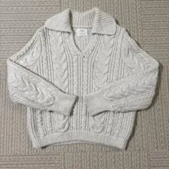 Zara ケーブル編みニット
