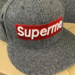 グレー刺繍キャップ