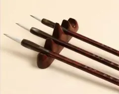 書道用筆　厳選加健白雲3本セット★書道に適した兼毫筆