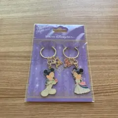 ミッキー＆ミニー　ペアキーチェーン　ディズニー　バレンタインナイト　2013年
