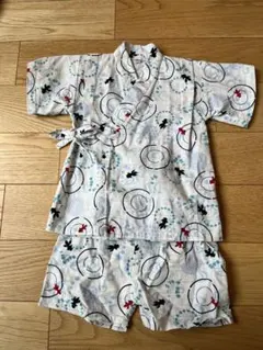 金魚柄コットン甚平 80cm