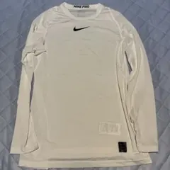 新品未使用　NIKE PRO ホワイト アンダーシャツ　Lサイズ　ロンT