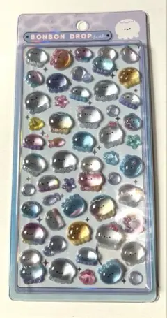 【正規品】水族館ボンボンドロップシール　くらげ