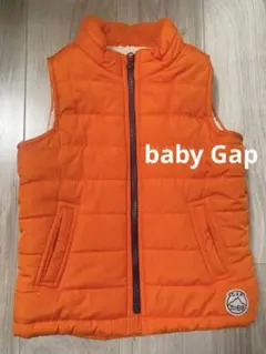 babyGap オレンジ 中綿ベスト 110