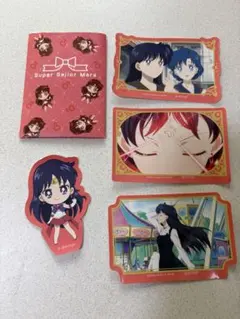 セーラームーンエターナル　スーパーセーラーマーズ ステッカーセット 4枚　ガチャ