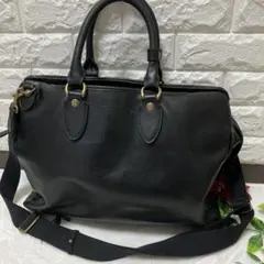 Peruzzi ペルッツィ イタリア製 本革 2WAY ボストンバッグ レザー 