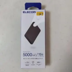 ELECOM モバイルバッテリー 5000mAh DE-C48-5000DGYのサムネイル