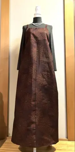 ˚✧⁎⁺˳✧༚大島紬　着物リメイク　ハンドメイド　キャミワンピース˚✧⁎⁺˳✧༚