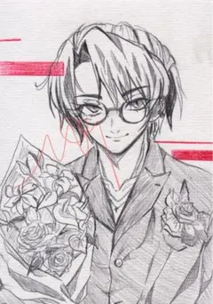 男の子イラスト アナログイラスト