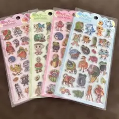 イタリアンブレインロット風　シール きゅんポップシール　4枚セット