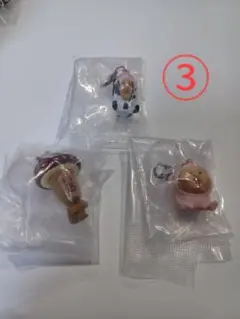 こびとずかん　めじるしマスコット３個セット