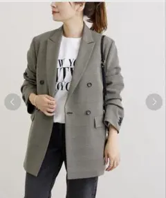 ジャーナルスタンダード◆ウールライクジャケット(F)グレー　カジュアルジャケット