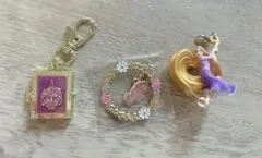 【新品未使用】ディズニー 塔の上のラプンツェル キーホルダー 3点セット