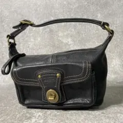 COACH 65th Legacy Turn Lock Bag Black
