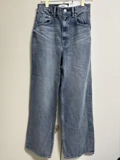 【新品】AZUL ワイドレッグデニムパンツ ブルー