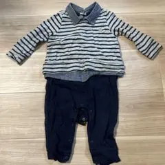 ギャップ　gap ストライプロンパース