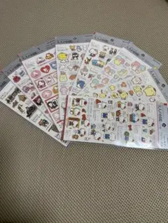 【正規品】大人の図鑑シール　サンリオ6枚、その他2枚