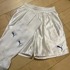 PUMA ホワイト ハーフパンツ ソックスセット　150