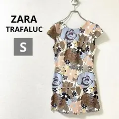 ZARA TRF　ワンピース　花柄　ミニワンピース　総柄　総刺繍　ラメ感　ドレスのサムネイル