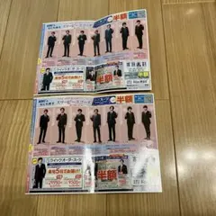 なにわ男子　AOKI DM ２枚セット