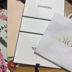 Dior & Chanel ホワイトショッパーセット