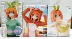 《五等分の花嫁》中野四葉 フィギュア3点セット