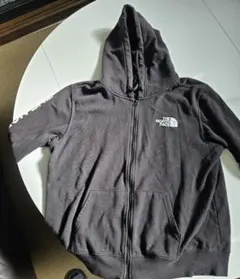 ノースフェイス　ジップアップパーカー　黒　XL