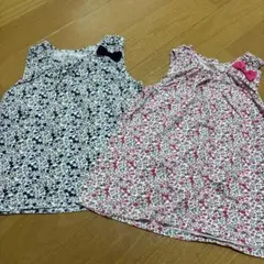 花柄タンクトップ　姉妹　110 120のサムネイル