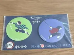 希少品新品　鬼滅の刃 缶バッジセット 竈門炭治郎　冨岡義勇ゆるパレット