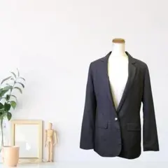 zk31【M】テーラードジャケット パッチポケット 胸ポケット シングルボタン