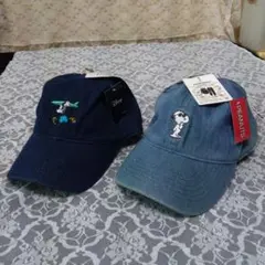 ミッキー&スヌーピーのデニムキャップのサムネイル