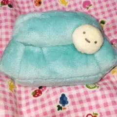 すみっコぐらし てのりぬいぐるみ　ソファ　たぴおか　ほこり