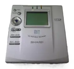 【動作品】SHARP シャープ MD-DR77-S MDプレーヤー シルバー Amazon.co.jp: SHARP シャープ MD-ST770-S シルバー系