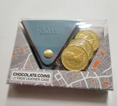 KALDI 　三角コインケース　チョコレート３個入り