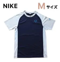 NIKE ラグランスリーブシャツ Mサイズ ネイビー/ホワイト