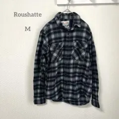 Roushatte ルーシャット チェック柄 ネルシャツ 綿100% M